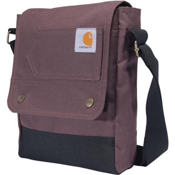 Carhartt, Durable, Adjustable Crossbody Bag with Flap Over Snap Closure - Picture 2 of 7